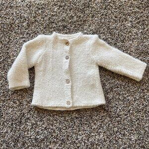 Zara Mini Collection Acrylic Sweater Cardigan 3-6M